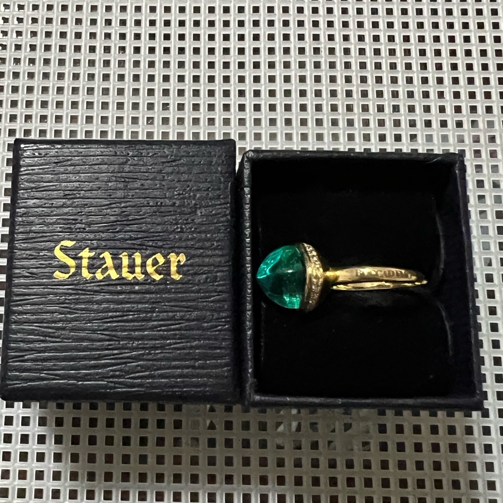 Boccadamo Staure Aquamarine rare ring